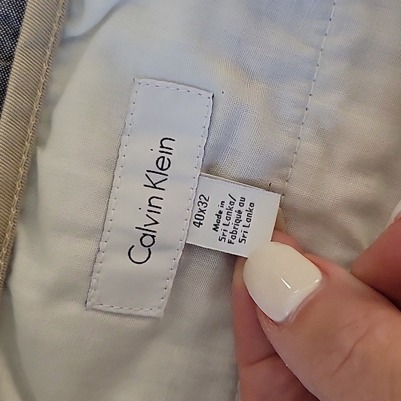 CALVIN KLEIN FLAT FRONT CHINOS - Picture 7 of 8